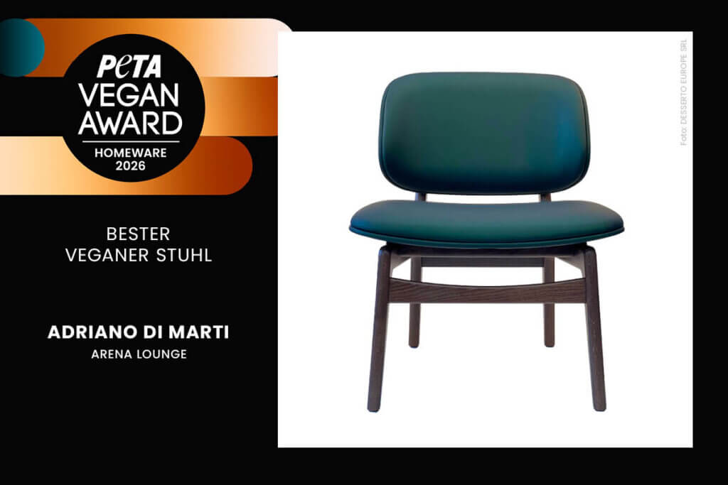 Gewinner PETA Vegan Award 2026 Homeware: Adriano di Marti