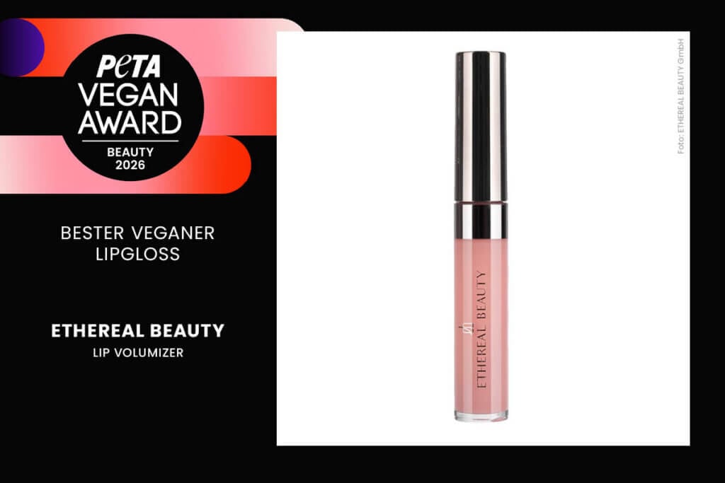 Gewinner PETA Vegan Award 2026 Bereich Beauty: Lip Volumizer von Ethereal Beauty