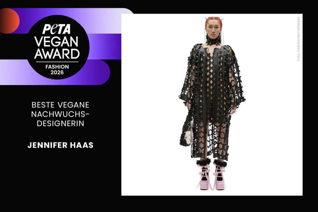 vegane Nachwuchsdesignerin
