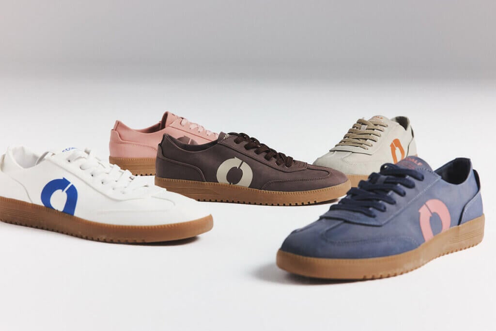 Mehrere Sneaker in verschiedenen Farbvarianten von Ecoalf.