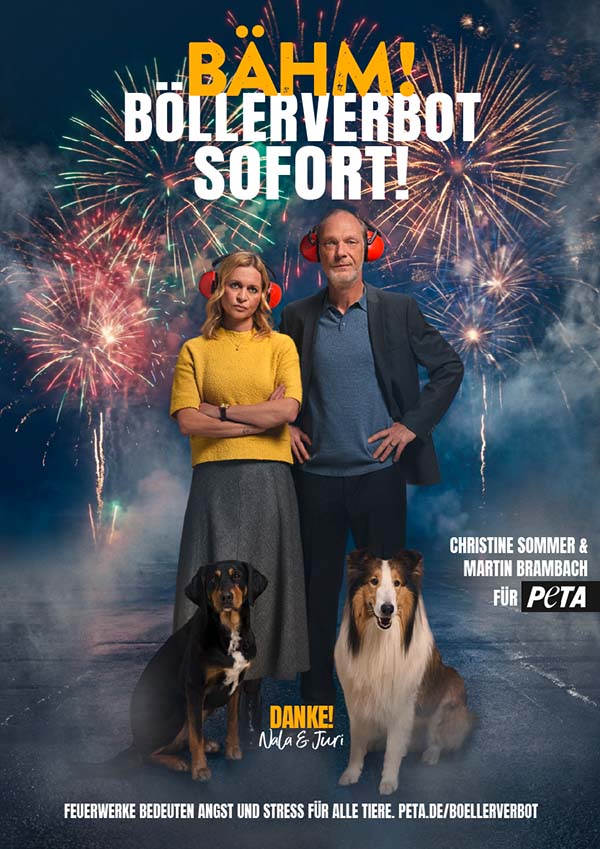 Martin Brambach & Christine Sommer fordern: Böllerverbot sofort!