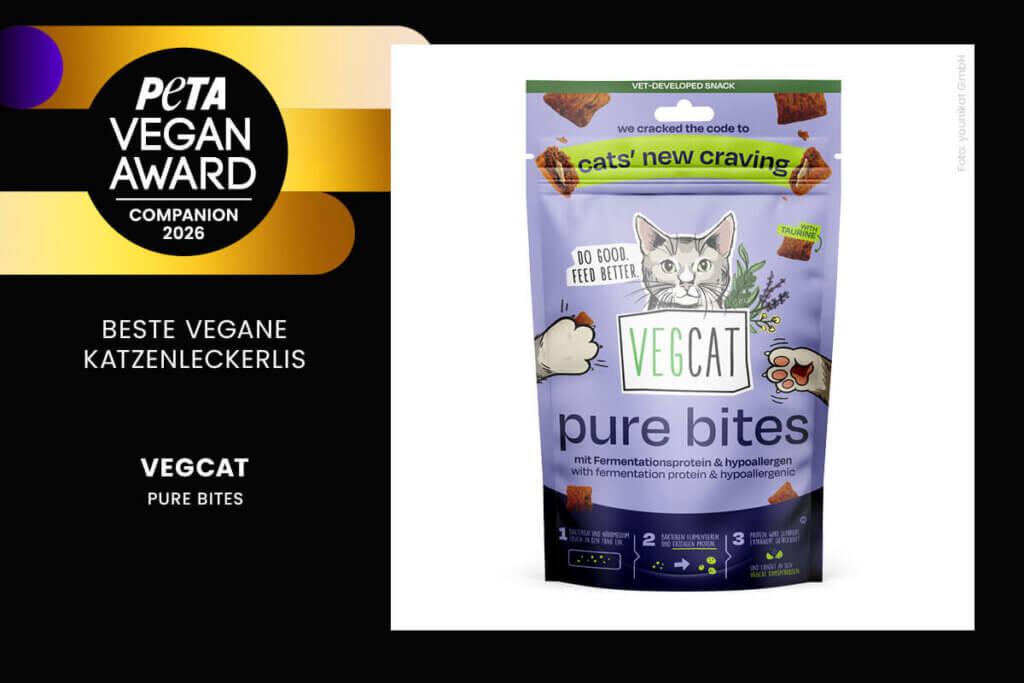Beste vegane Katzenleckerlis 2026: Pure Bites von VEGCAT