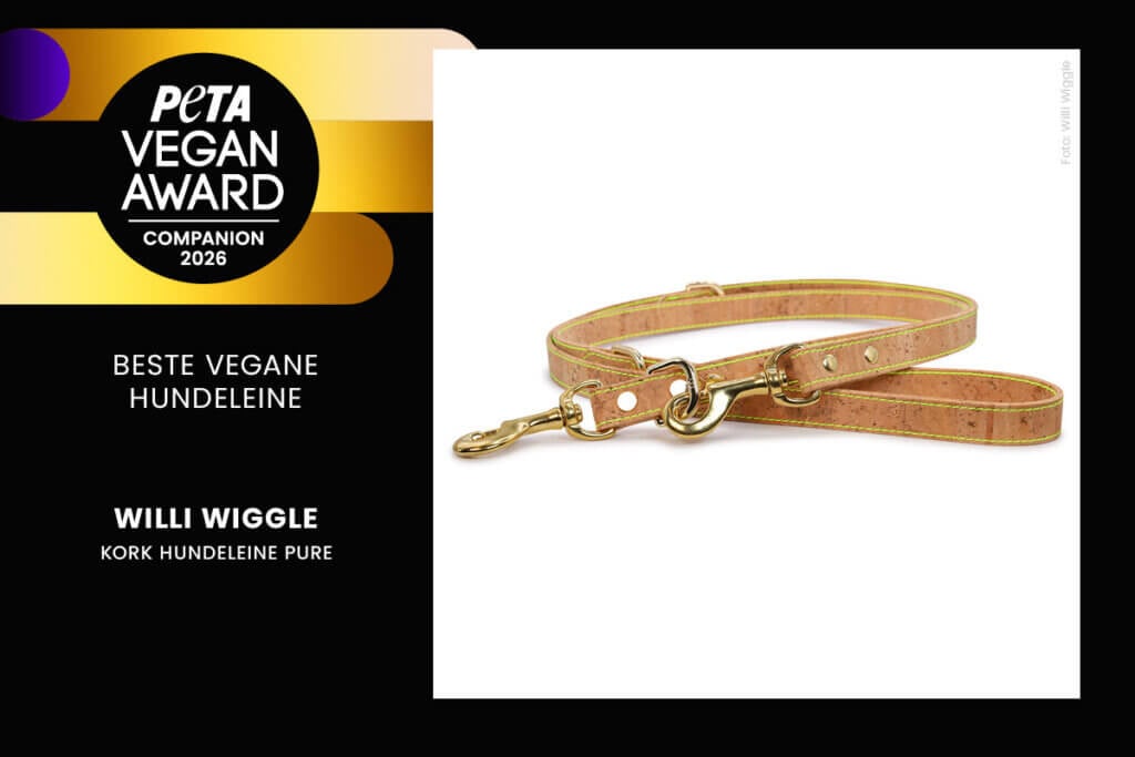 Beste vegane Hundeleine 2026: Kork Hundeleine Pure von Willi Wiggle