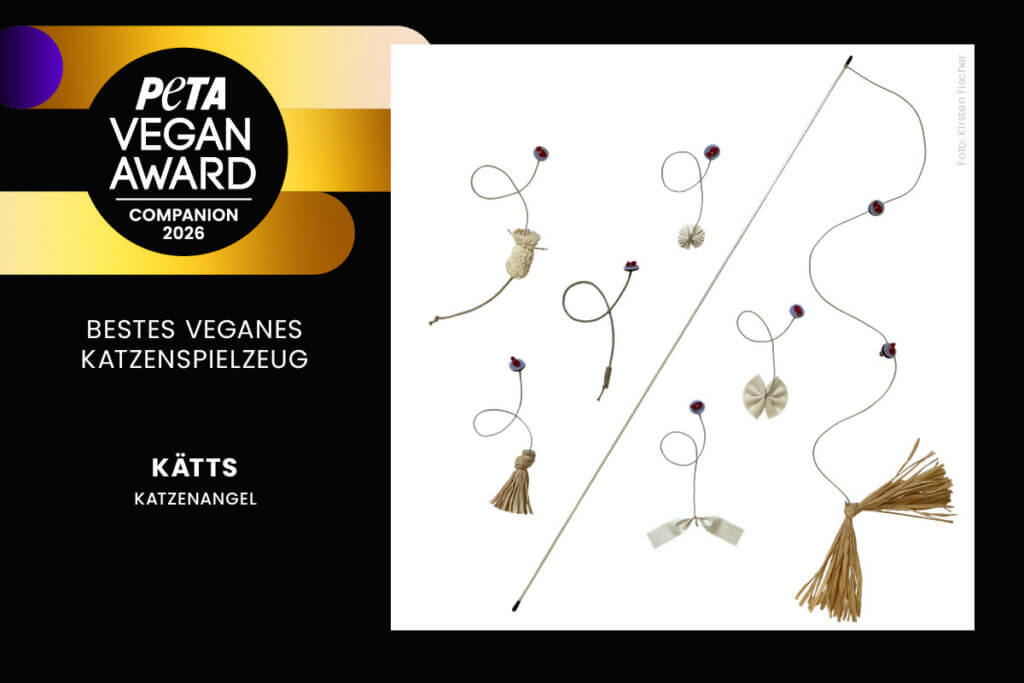 Bestes veganes Katzenspielzeug 2026: Katzenangel von Kätts