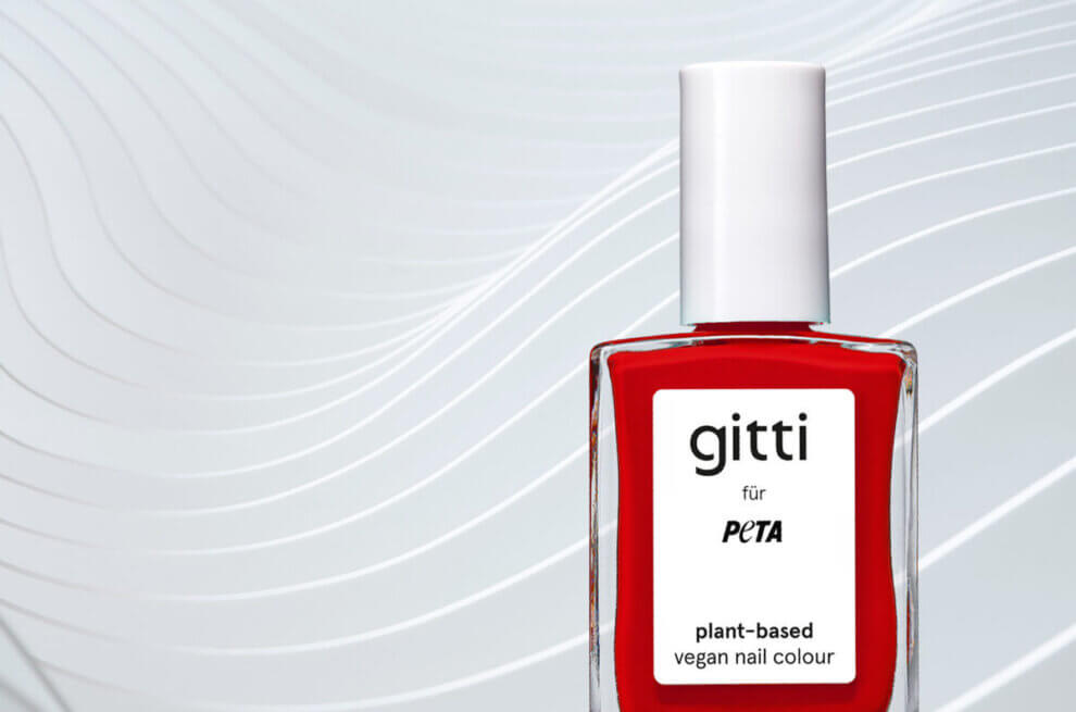 Produktkooperation: gitti x PETA bringt neuen veganen Nagellack raus
