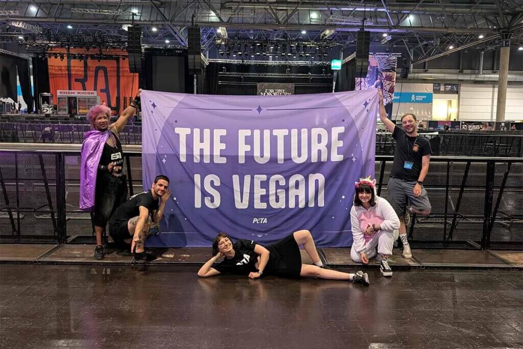 Peta Streetteam auf dem Impericon Festical