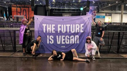 Peta Streetteam auf dem Impericon Festical